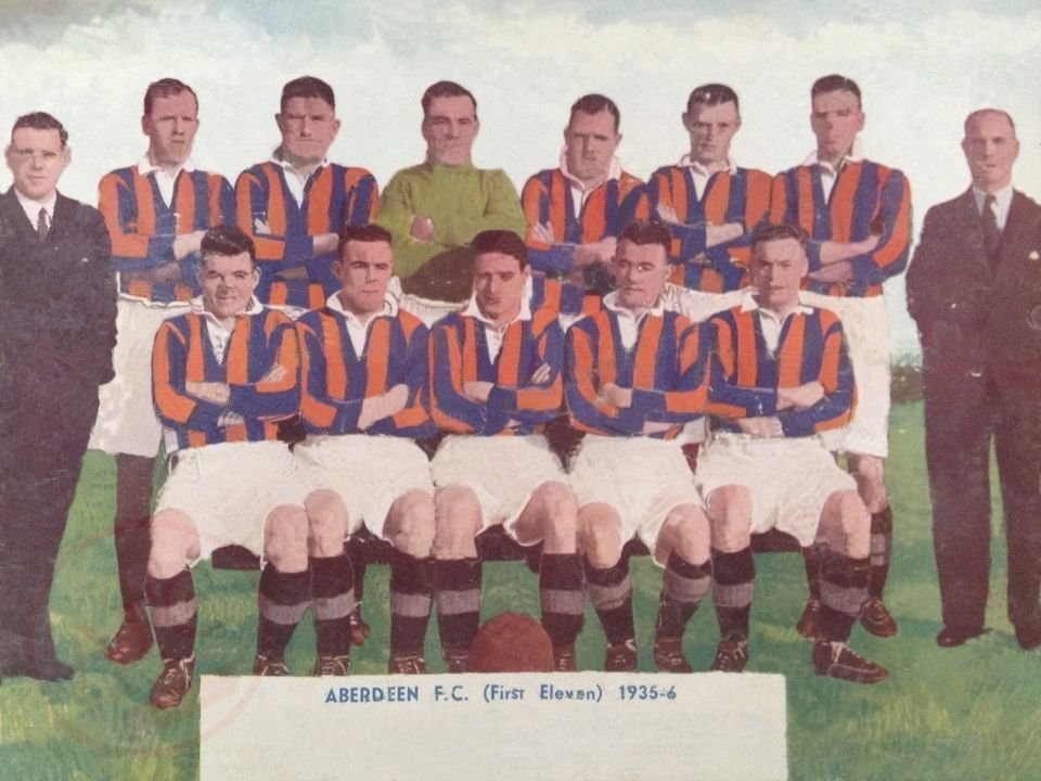 Aberdeen F.C. 1935-36 in colour - No copyright - attached.