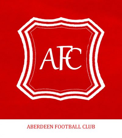 Aberdeen Football Club's 1965 type Logo is used to convey the meaning intended and avoid tarnishing or misrepresenting the intended image - This version designed by Graeme Watson 2019 (Use of the logo here does not imply endorsement.)