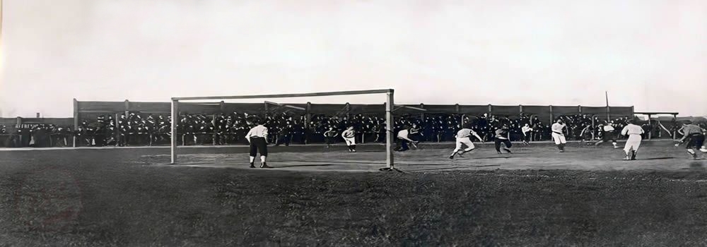 Orion v Victoria United May 1895, Charity Cup at Central Park: Original B&W picture - No copyright - attached