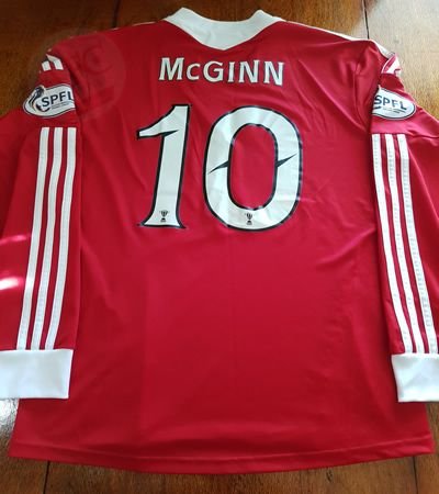 From Graeme Watson's personal collection, Niall McGinn 2013-14 shirt From Graeme Watson's personal collection, Niall McGinn 2013-14 shirt