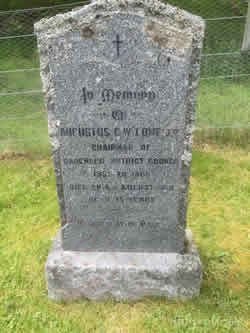 Augustus C.W.Lowe gravestone, Laggantygown Cemetery.