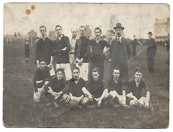 From Graeme Watson's personal collection, James 'Jimmy' Dalgarno, Team Photo.