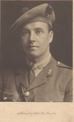Robert Garland W. Tait in uniform - Courtesy of Isabelle Simpson.