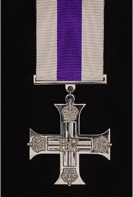 The MC is granted in recognition of 'an act or acts of exemplary gallantry during active operations against the enemy on land' to all members of the British Armed Forces of any rank.