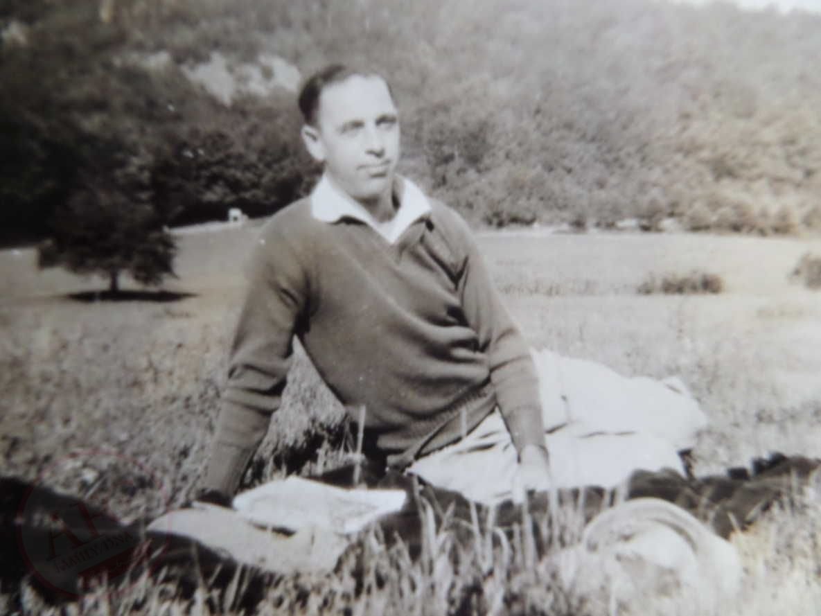Arthur Relaxing - Courtesy of The Robertson Family