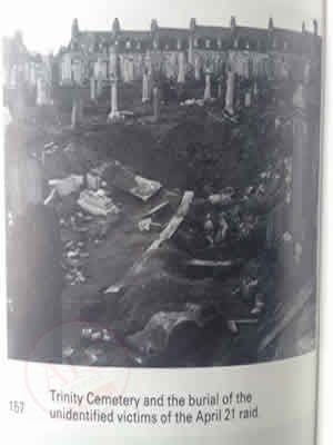 Trinity Cemetery, Errol, Street, Aberdeen, Scotland, WW II bomb article - Courtesy of The Robertson Family
