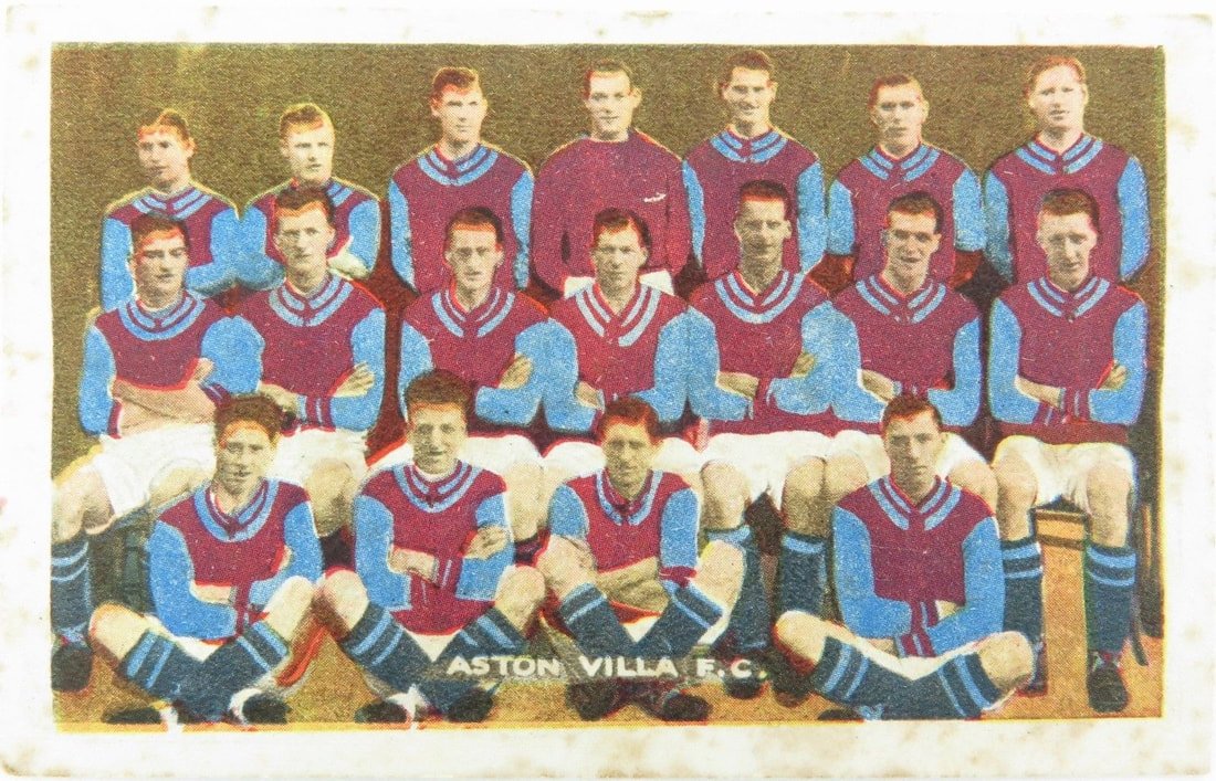 Aston Villa F.C. 1929, football card - No copyright - attached.