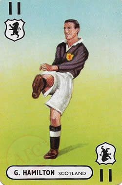 From Graeme Watson's personal collection, George Hamilton, Scotland F.C. 1946-47