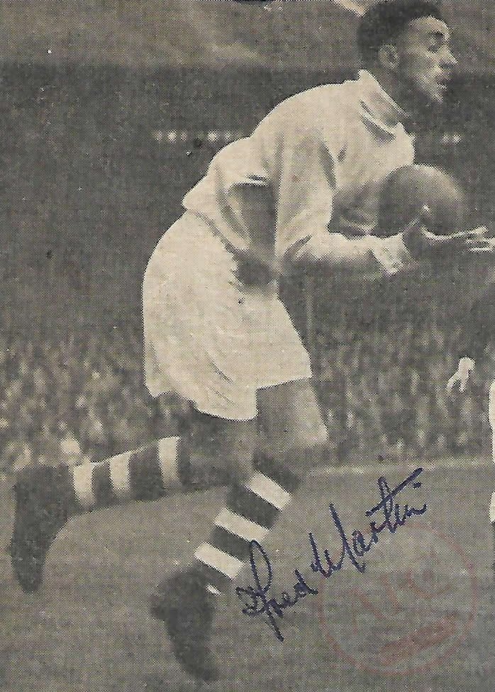 From Graeme Watson's personal collection, Fred Martin Poster signed.