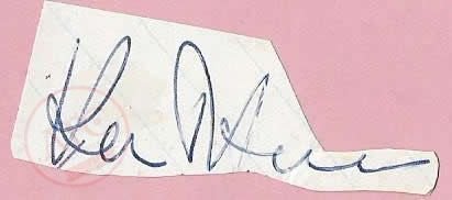 From Graeme Watson's personal collection, Ken Thomson autograph.