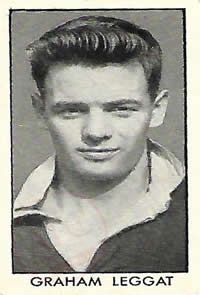 From Graeme Watson's personal collection, Graham Leggat football card.