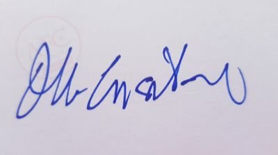 From Graeme Watson's personal collection, Doug Considine autograph