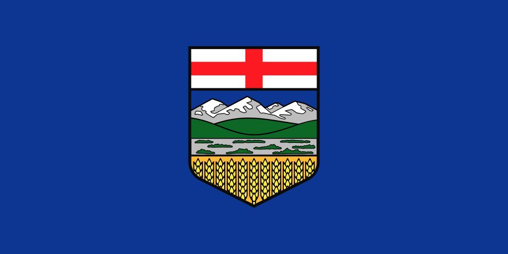 Flag of Alberta - in the public domain