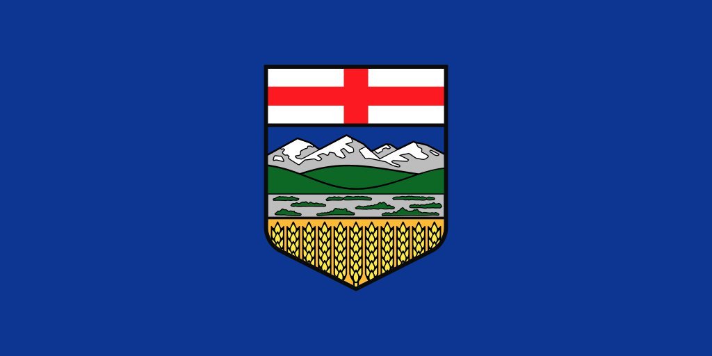 Flag of Alberta - in the public domain