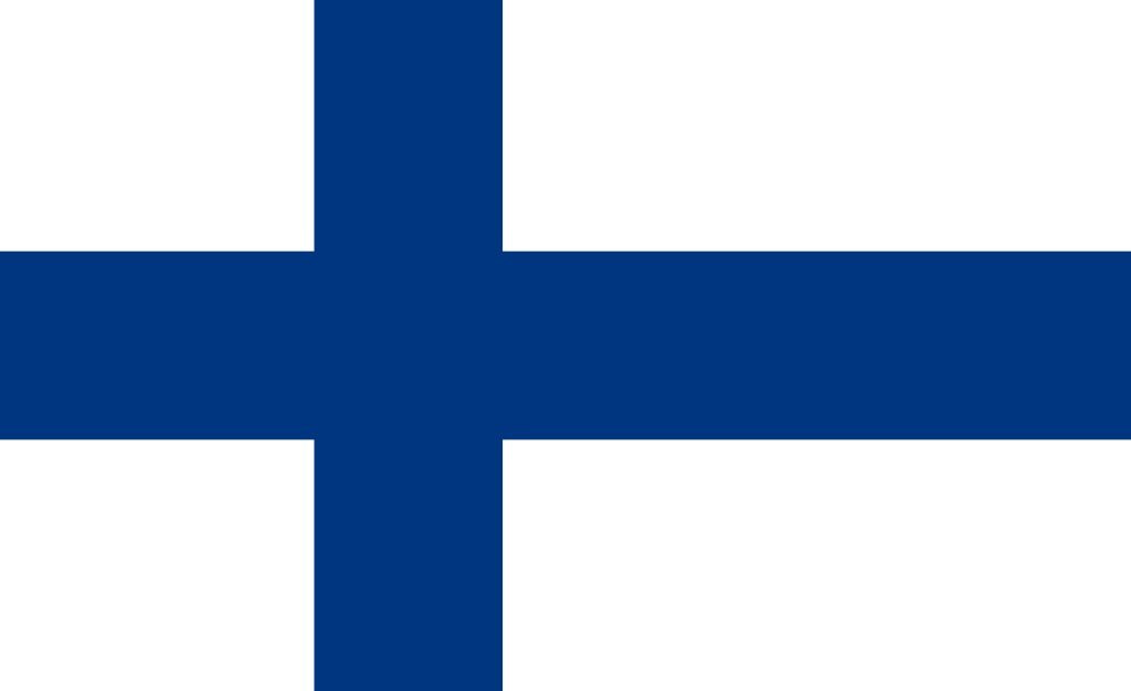 Flag of Finland - in the public domain