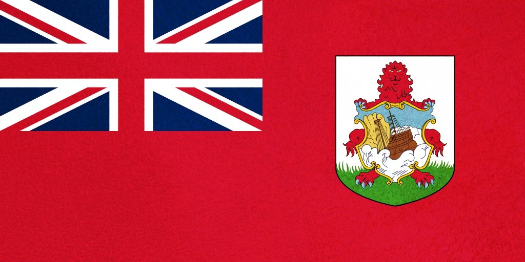 Flag of Bermuda - in the public domain