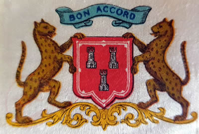 From Graeme Watson's personal collection, Coat of Arms of Aberdeen, Scotland - This digital image by Graeme Watson 2022.