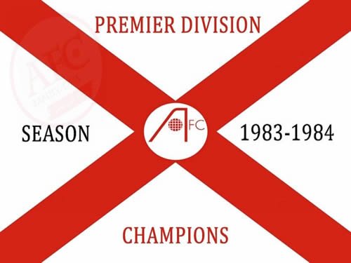 Aberdeen Football Club League Champions Flag 1983-84 Aberdeen Football Club League Champions Flag 1983-84 - This digital image by Graeme Watson 2019